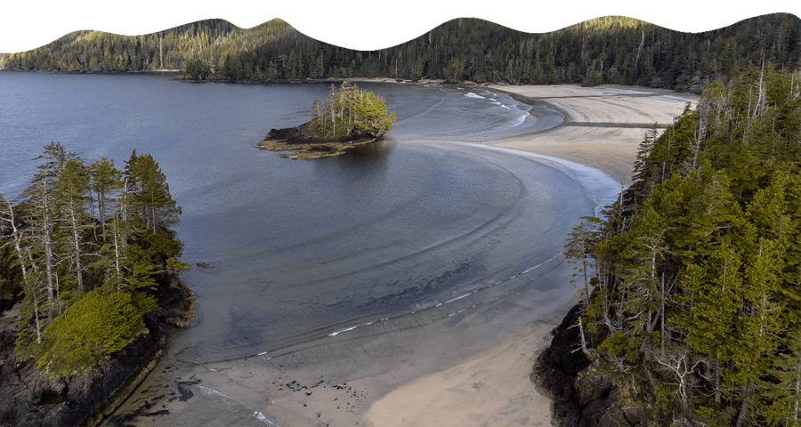 San Josef Bay beach landscape photo