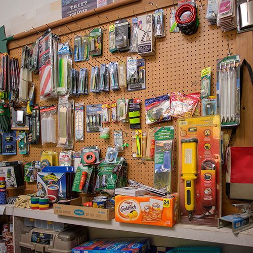 Holberg Pitstop camping supplies